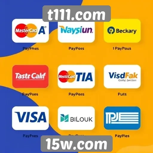 Exploração das opções de pagamento disponíveis no t111.com